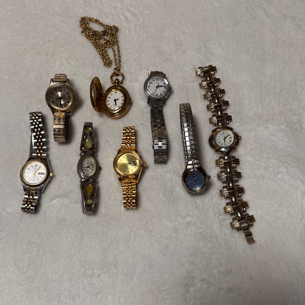 Lot of 8 Elegant Women's Watch Collection